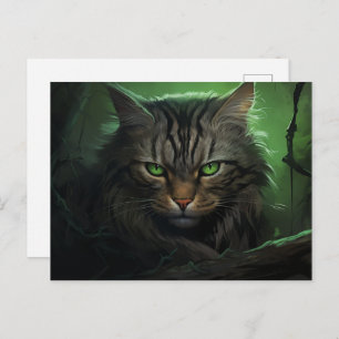 Carte postale The Solitary Forest Cat