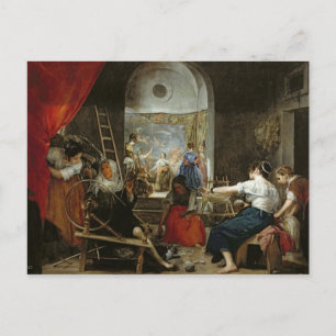 Carte Postale The Spinners, ou La Fable d'Arachne, 1657