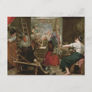 Carte Postale The Spinners, ou La Fable d'Arachne, 1657