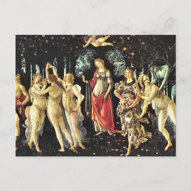 Carte Postale The Spring by Botticelli Postcard (Devant)