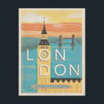 Carte Postale  "The Square Mile" - Londres<br><div class="desc">Anderson Design Group est une entreprise d'illustration et de design primée à Nashville,  Tennessee. Le fondateur Joel Anderson dirige une équipe d'artistes talentueux pour créer des affiches originales qui ressemblent à des imprimés publicitaires vintage classiques des années 1920 aux années 1960.</div>