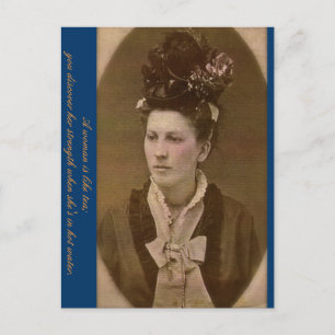 Carte Postale The Strength of a Woman