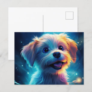 Carte postale The Sweet and Cuddly Pup