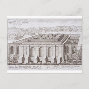 Carte Postale The Temple of Solomon, Jerusalem, from 'Entwurf ei