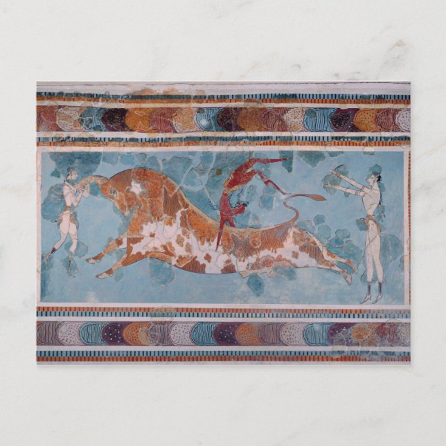 Carte Postale The Toreador Fresco, Knossos Palace, (Devant)