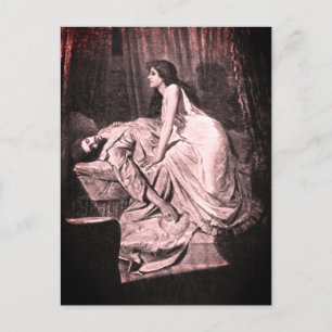 Carte Postale The Vampire (Philip Burne-Jones, 1897)