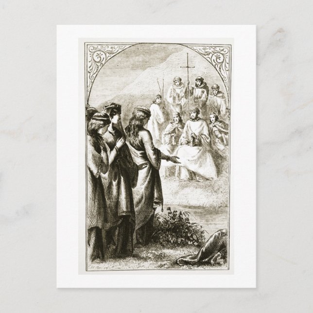 Carte Postale The Vision of the Synod of Clerics, from 'The Tria (Devant)