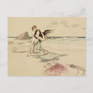 Carte Postale The Water Baby Beach Histoire de contes de fées Vi