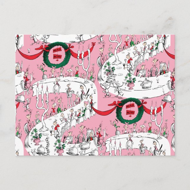 Carte Postale The Whos' Merry Christmas Feast (Devant)