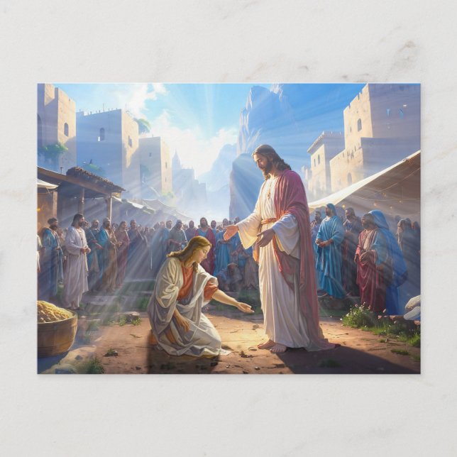 Carte Postale The Woman Healed by Faith (Devant)