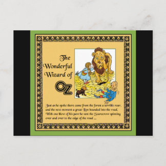 Carte Postale The Wonderful Wizard of Oz