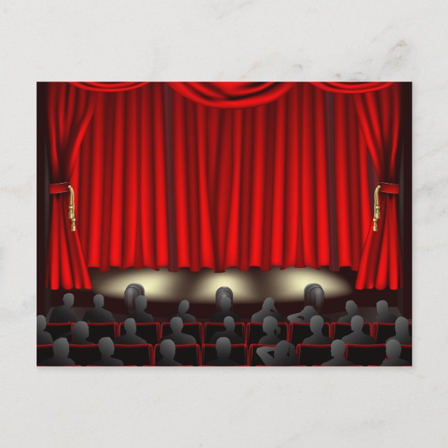 Carte Postale Théâtre avec public (Devant)