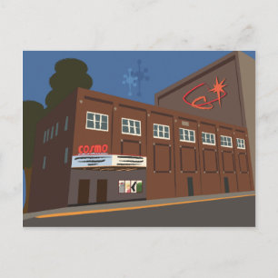 Carte Postale Théâtre Cosmo Rétro-Futuriste, Merrill, WI