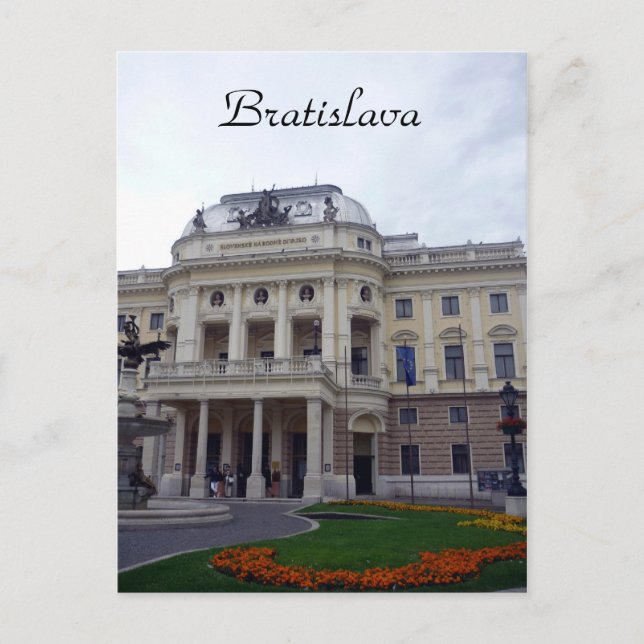 Carte Postale théâtre de bratislava (Devant)