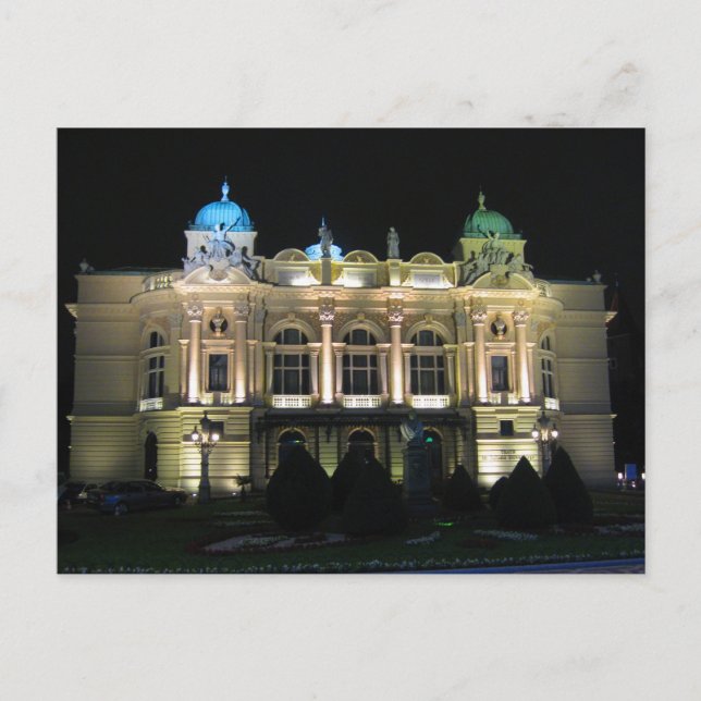 Carte Postale Théâtre de Cracovie Juliusz Słowacki. (Devant)