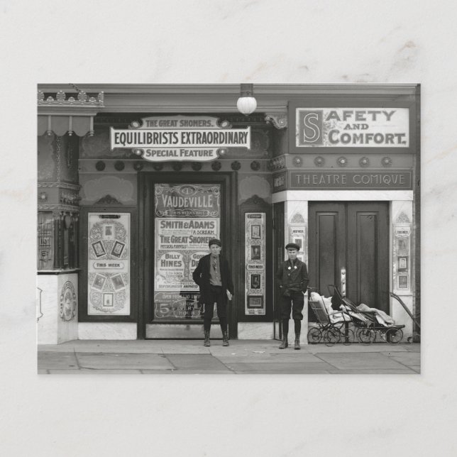 Carte Postale Théâtre de Vaudeville, 1910 (Devant)