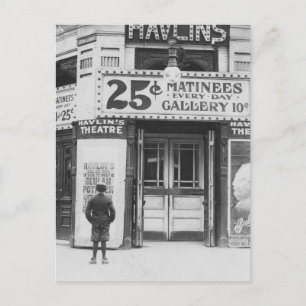 Carte Postale Théâtre Havlin, 1910