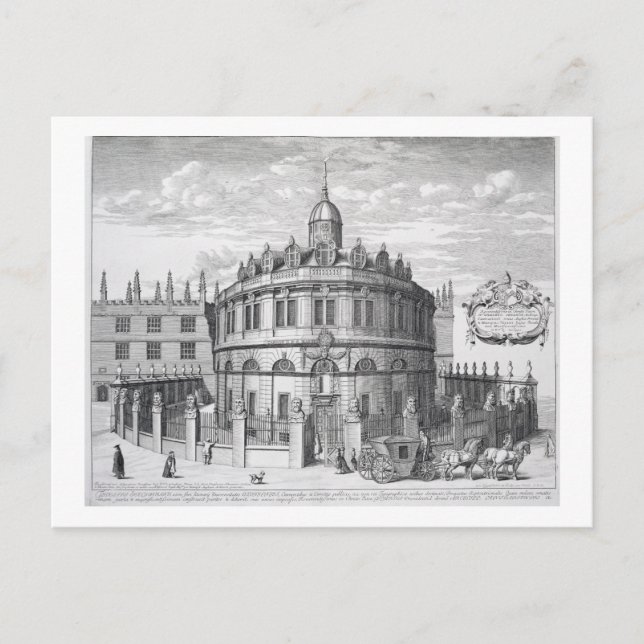Carte Postale Théâtre Sheldonian, Oxford, de Oxonia Illustrat (Devant)