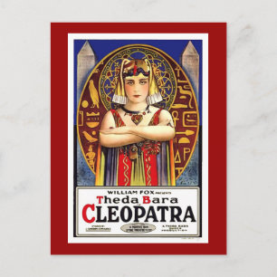 Carte Postale Theda Bara comme film Vintage Cleopatra