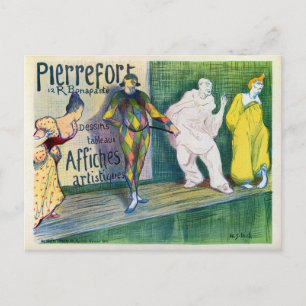 Carte Postale Thème clowns vintages Galerie d'art française et