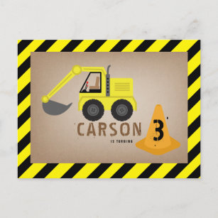 Invitations Faire Part Cartes Chantier Construction Zazzle Fr