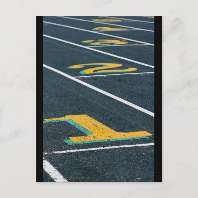 Carte Postale thèmes d'athlétisme (Devant)