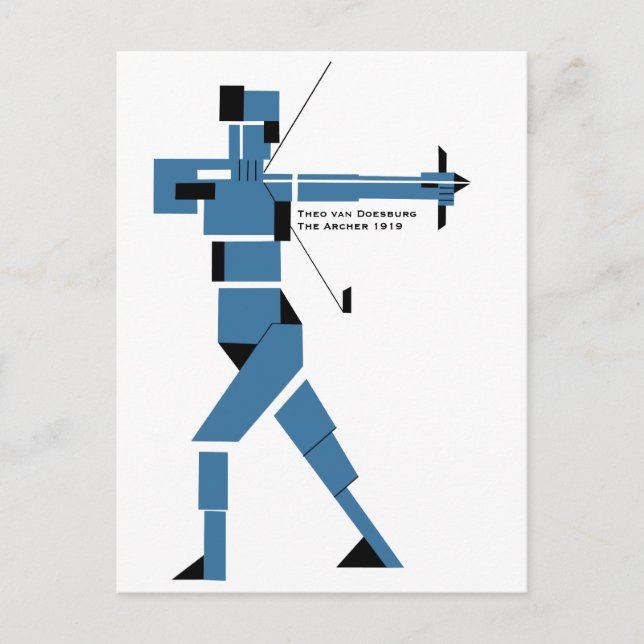 Carte Postale Theo van Doesburg Archer CC0237 (Devant)