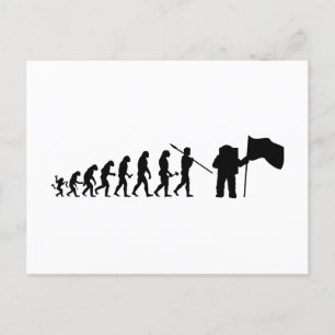 Carte Postale Théorie de l'évolution d'Apollo 11