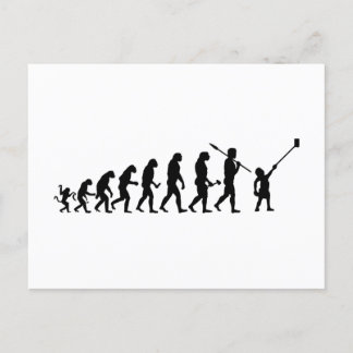Carte Postale Théorie de l'évolution des médias sociaux