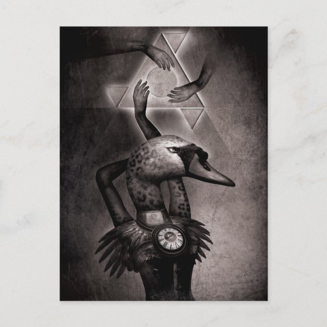 Carte Postale Théorie du cygne noir (Devant)