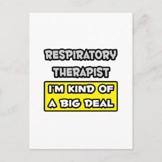 Carte Postale Thérapeute respiratoire .. Je suis une sorte de Bi
