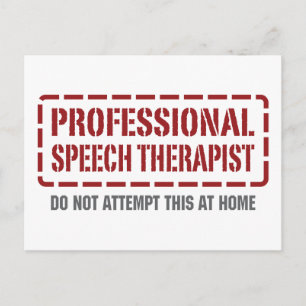 Carte Postale Thérapeute vocale professionnelle