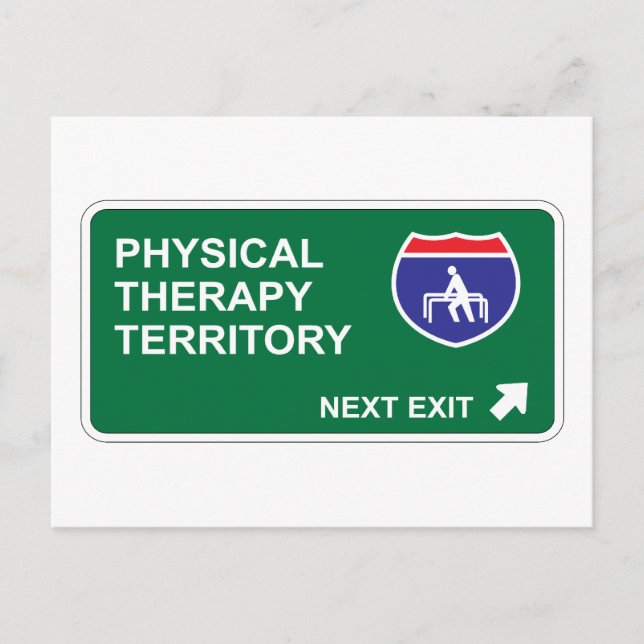 Carte Postale Thérapie physique Prochaine sortie (Devant)