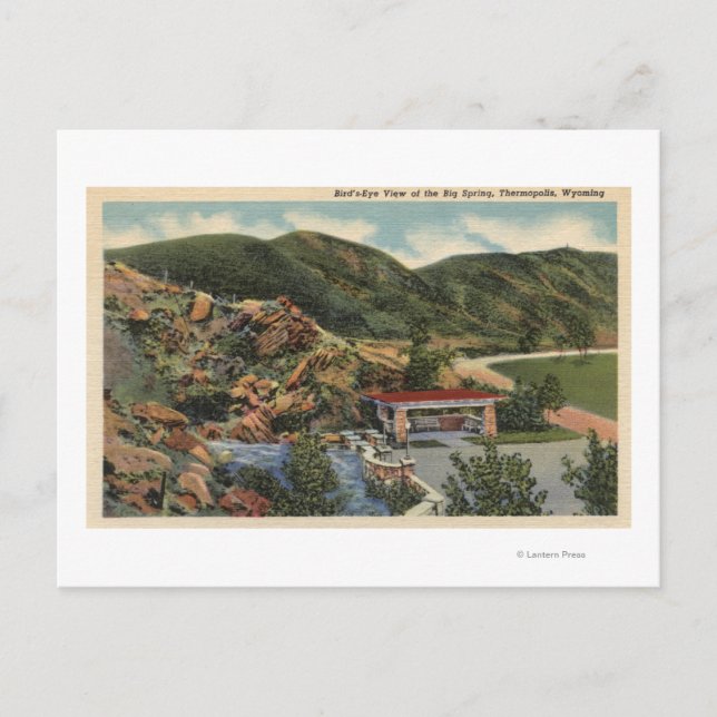 Carte Postale Thermopole, Wyoming (Devant)