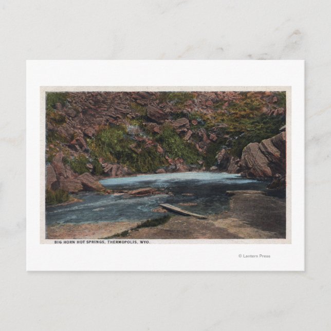 Carte Postale Thermopolis, WY - Big Horn Hot Springs View (Devant)