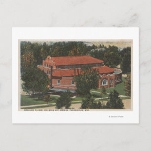 Carte Postale Thermopolis, WY - Vue de la plongée de Washakie