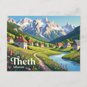 Carte Postale Theth Albanie