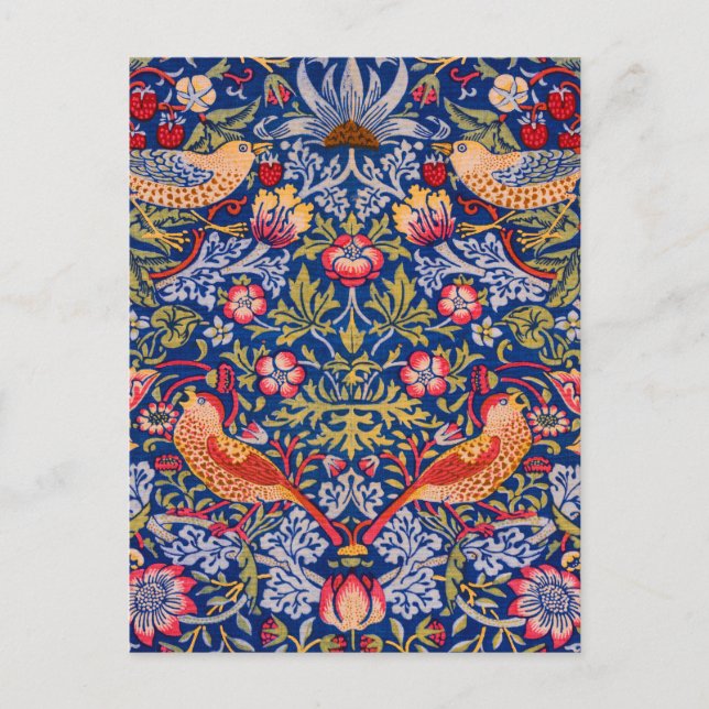 Carte Postale Thief de fraises par William Morris (Devant)