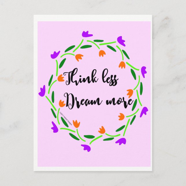 Carte Postale Thinkers and Dreamers postcard (Devant)