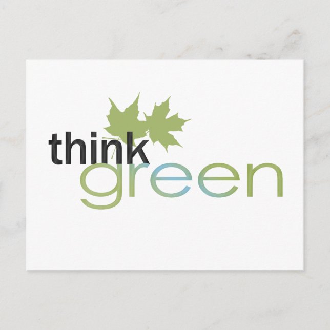 Carte Postale ThinkGreen (Devant)