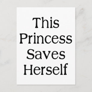Carte Postale This Princess Saves