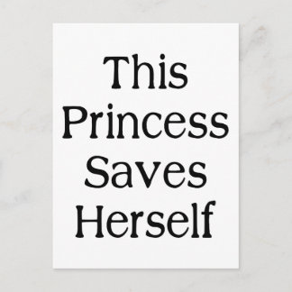 Carte Postale This Princess Saves