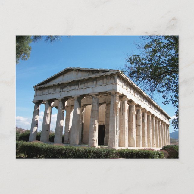 Carte Postale Thission - Le temple d'Hephaestus (Devant)