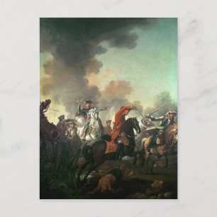 Carte Postale Thomas Brown à la bataille de Dettingen