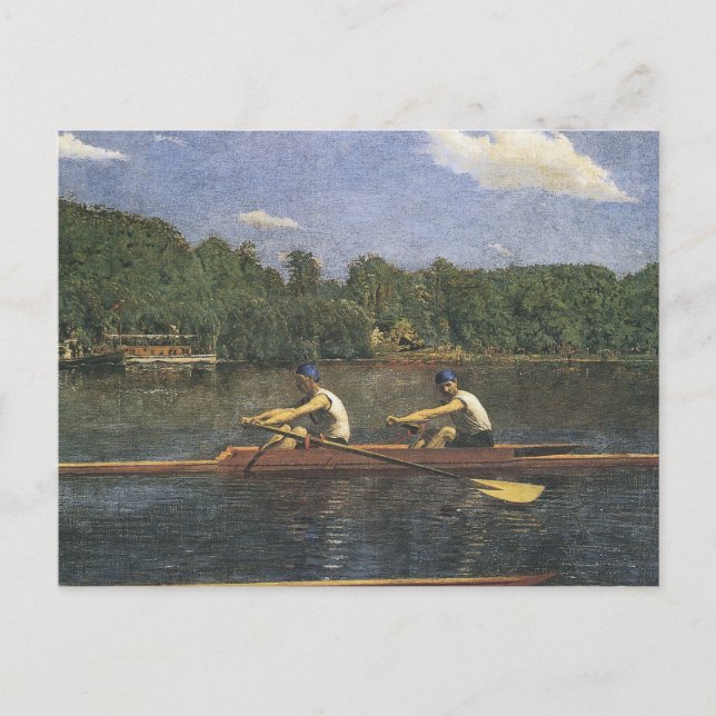 Carte Postale Thomas Eakins Biglin Brothers Racing (Devant)