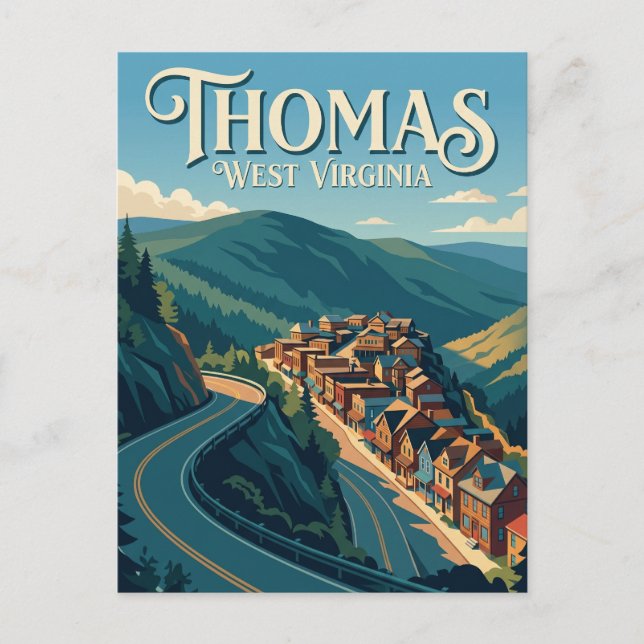 Carte Postale Thomas États-Unis (Devant)
