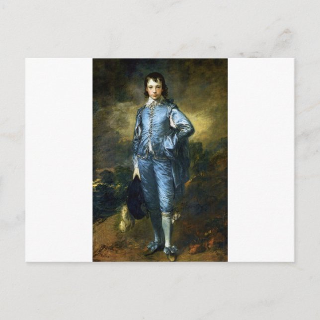 Carte Postale Thomas Gainsborough Art Peinture : Le Garçon Bleu (Devant)