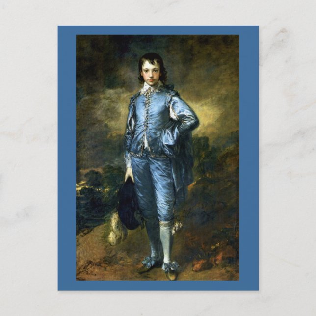Carte Postale Thomas Gainsborough art : The Blue Boy (Devant)