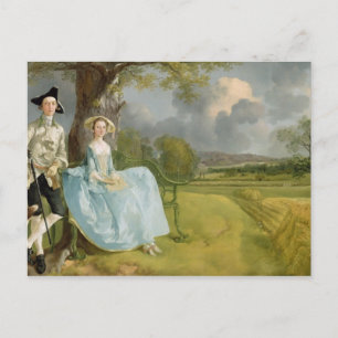 Carte Postale Thomas Gainsborough  M. et Mme Andrews, c.1748-9