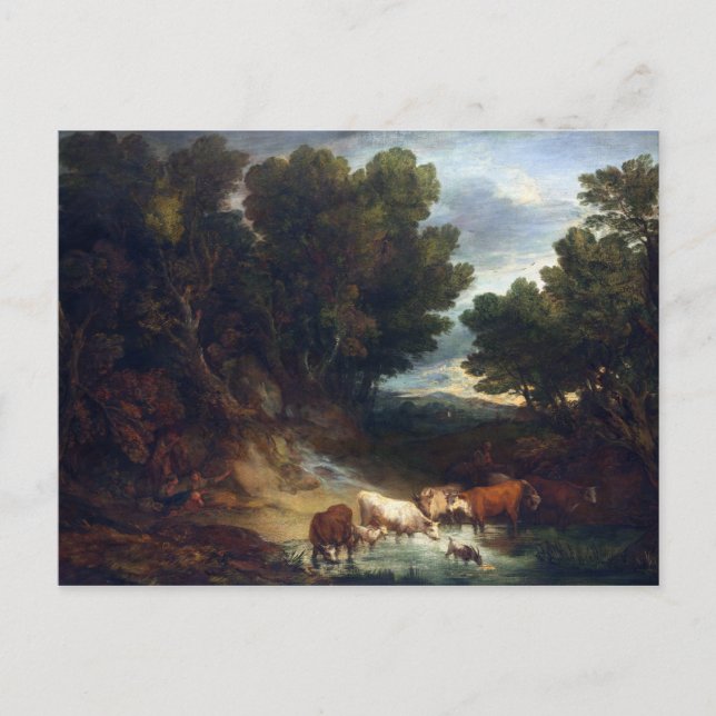 Carte Postale Thomas Gainsborough The Watering Place (Devant)
